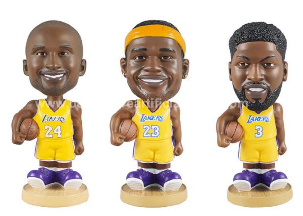 Cheap 7*18cm Home Decorative Ornaments Resin NBA Action Figure Non-Toxic for sale