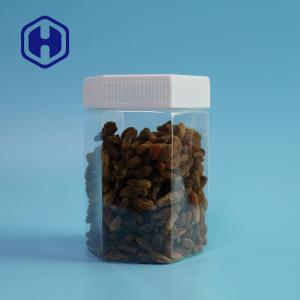 Best Hexagonal 23oz 680ml Leak Proof Plastic Jar With Screw Lids wholesale