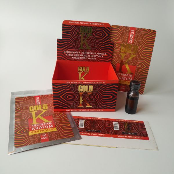 3.5g CBD Cookies k Packaging Bag , Aluminum Foil Pouch FDA Certificated