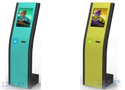 Cheap 17" / 19" TFT Display Self Service Kiosk Terminals Full Automatic Queue System for sale