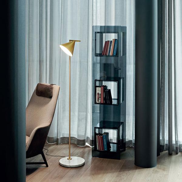 Cheap Minimalist Art Floor Lamp Adjustable Lamp Head Nordic Modern Eye-Protective E27 Metal Standing foot lamp(WH-MFL-13) for sale