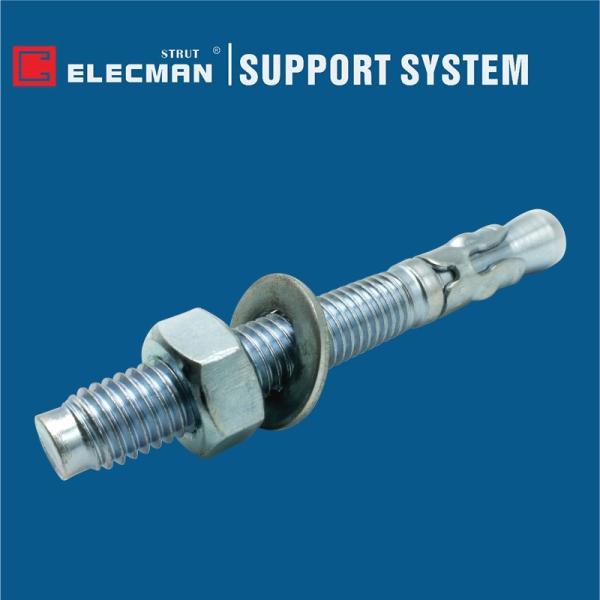 Cheap Zinc Plated Carbon Steel Stainless Steel Strut Fasteners Wedge Anchor Bolts for sale