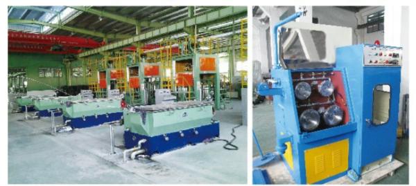 Cheap Industrial Copper Wire Drawing Machinery Electric Touch Screen Control for sale