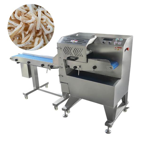 Cheap High Efficiency Cooked Meat Slicer Pork Skin Cutting Machine For Commercial for sale