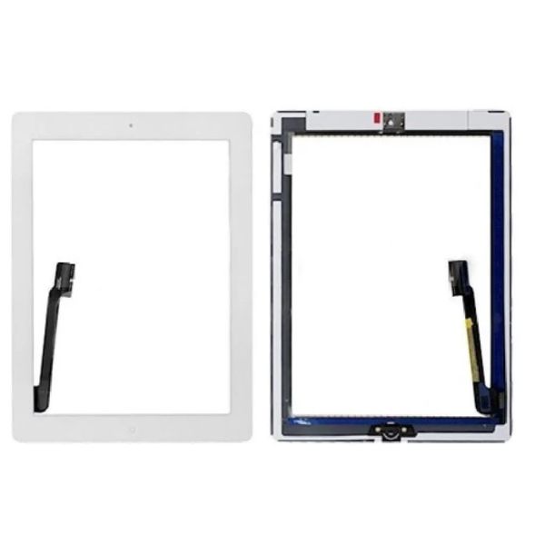 OEM IPad 4 White Touch Screen Digitizer + Home Button For Personal Communication System