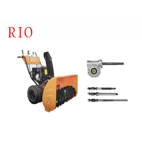 Vf63 Small Snowblower Gearbox With Long Worm Spline Large Output Torque