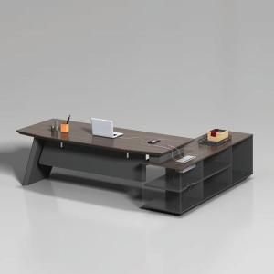 Best 2.2M High-end L Shape Boss Office Desk Executive Office Desk And Cabinet wholesale