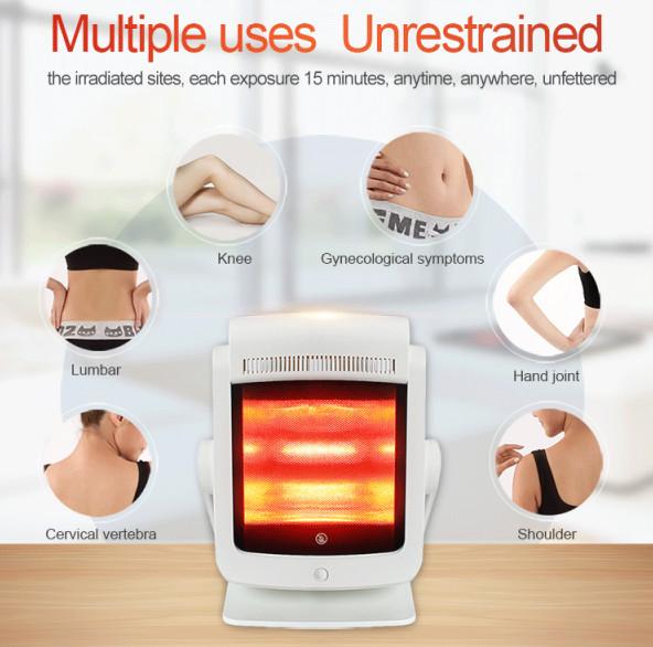 Cheap Red Light Small Infrared Heater , Heating Temp 40-60℃ Portable Infrared Heater for sale