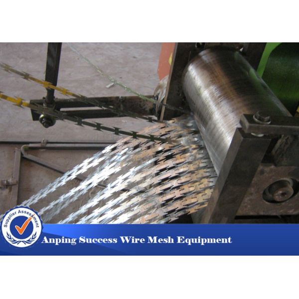 Electronic Counting Control Razor Wire Machine Convenient Maintain 9 Strips