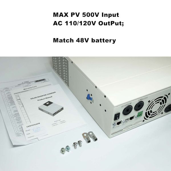 AC 110/120V OutPut 48V Battery Off Grid Inverter For Home Energy Storage