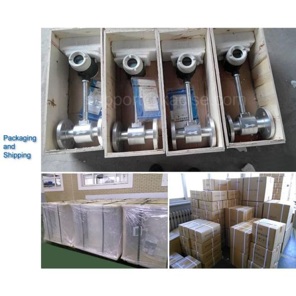 Digital Liquid Vortex Flow Meter Acrylic Inline Gas Flow Meter