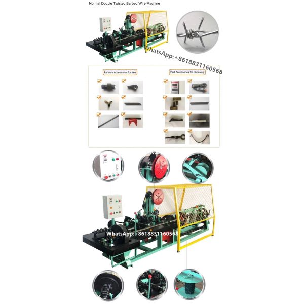 1200kg 402 r/min Fully Automatic Barbed Wire Machine