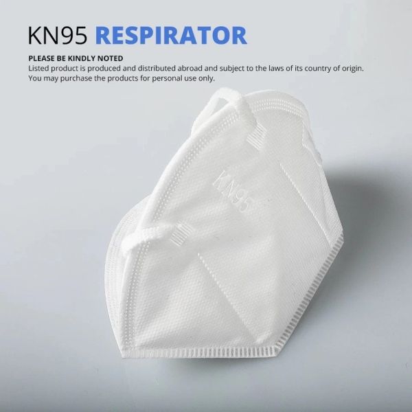 Breathable KN95 Face Mask 95% Filtration Disposable Medical Mask Dustproof