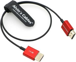 China Alvin'S Cables 8K HDMI 2.1 Cable 48Gbps High Speed Ultra Thin HDMI Cable For Atomos Ninja-V 4K-60P 6K-Record Z-CAM on sale