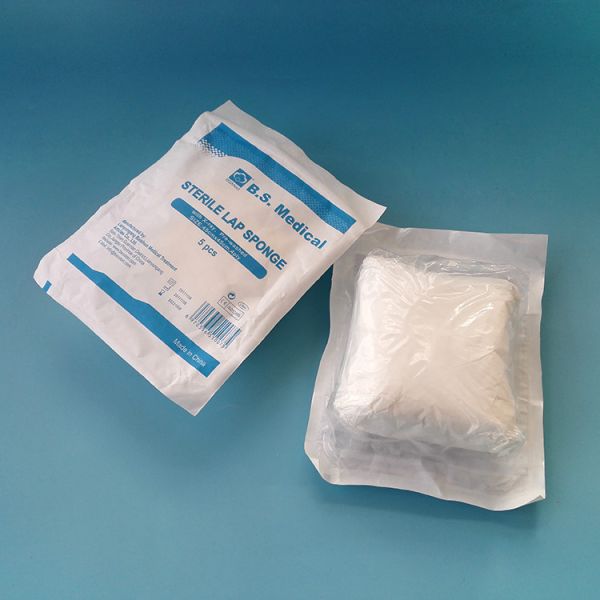 Medical Wound Dressing Lap Sponge 30*30 With X-Ray Detectable Thread