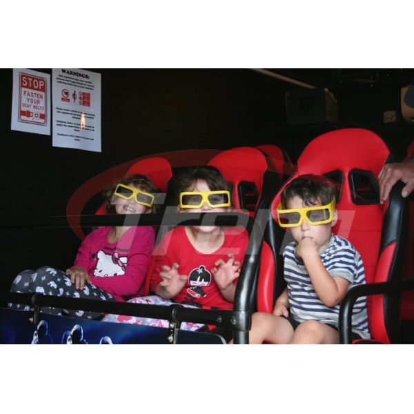 4 / 6 / 9 / 12 Seats 7d Cinema Rider For Shopping Mall High Resolution