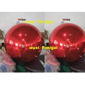 Christmas Shining Inflatable Mirror Balloon For Mall Display In South America