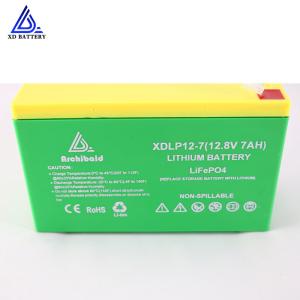 Best XDLP12-7 Deep Cycle 12v 7ah Lithium Ion Battery For RV Battery Car Yacht Party wholesale