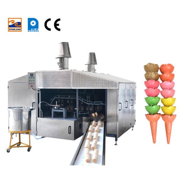 Automatic Wafer Rolled Cone Making Machine 28cast Iron Baking Templates