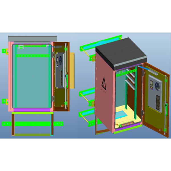 IP55 400mm Depth Pole Mount Weatherproof Enclosure