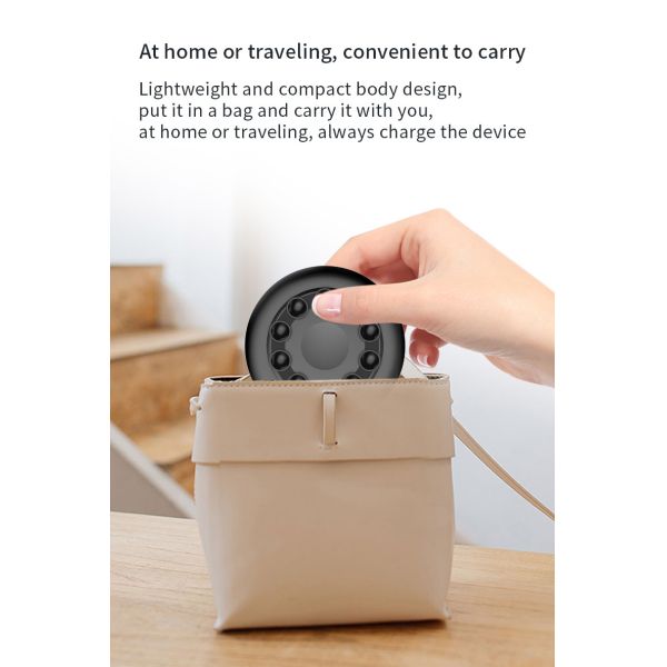 10 W Smart Suction Cup OCP Desktop Wireless Charger For Iwatch Airpods