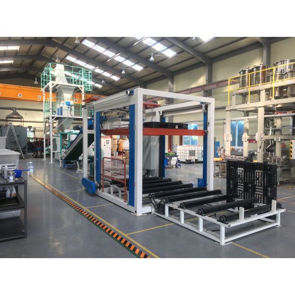 0.5mpa 0.7mpa Air Source Automatic Bag Palletizing Machine 500bags/Hour