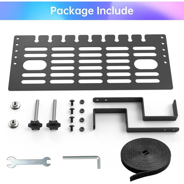 Black Under Desk Cable Organizer Tray The Ultimate Desk Wire Management Solution