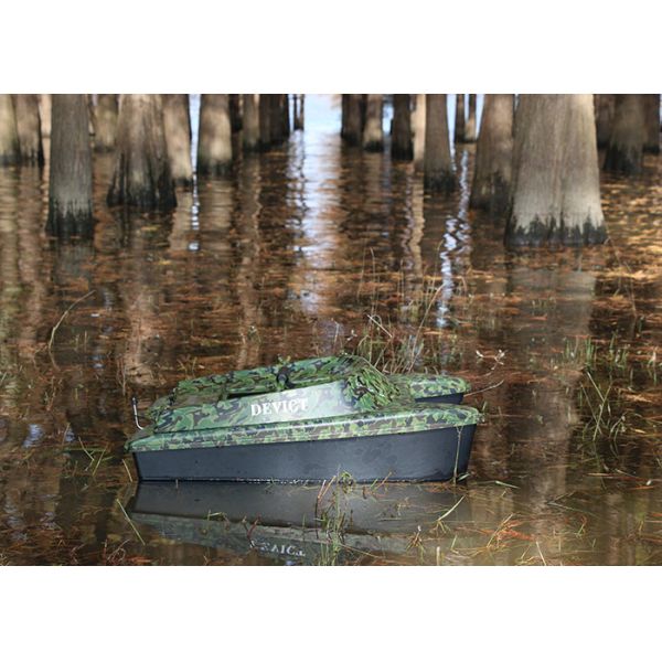 Catamaran DEVICT bait boat ABS engineering plastic , GPS autopilot carp fishing Boat