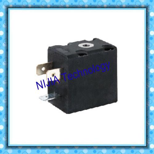 Cheap DIN43650B 3 Pin Solenoid Valve Coils 24VDC Solenoid Coil for Sewing Machine for sale