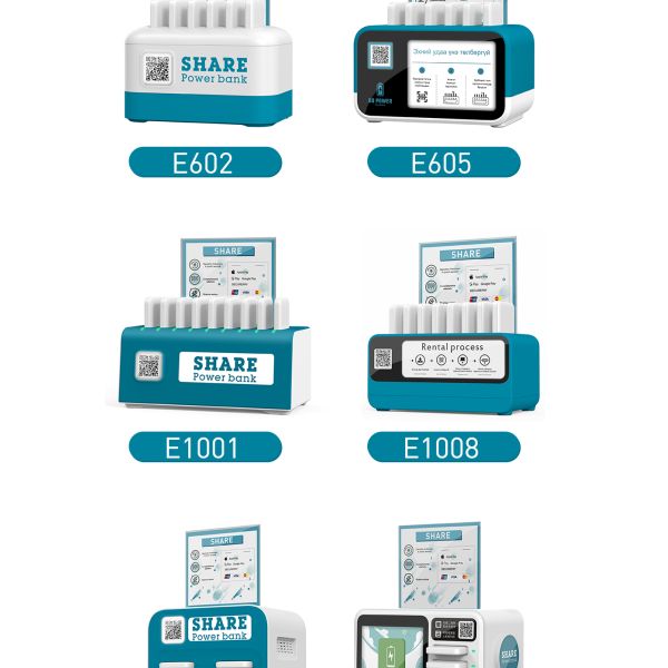 ROHS Power Bank Cabinet 6 PCS 5000mah Public Phone Charging