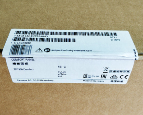 SIEMENS SIMATIC HMI 6AV2124-0QC02-0AX1 SIMATIC TP1500 Comfort Panel 15-inch, Color, Touch