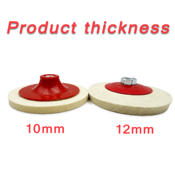 Wool Felt Buffing Wheels Angular Wool Felt Polishing Wheel Buffing Hard Glass Polishing Wool Felt Wheel