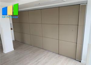 China Soft Cover Folding Sliding Operable Partition Walls Acoustic Conference Room Dividers on sale