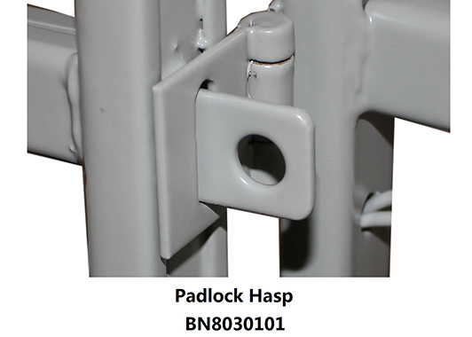 High Strength Tool Crib Cage , Steel Mesh Storage Cages 96” Long X 36” Deep X 96” High