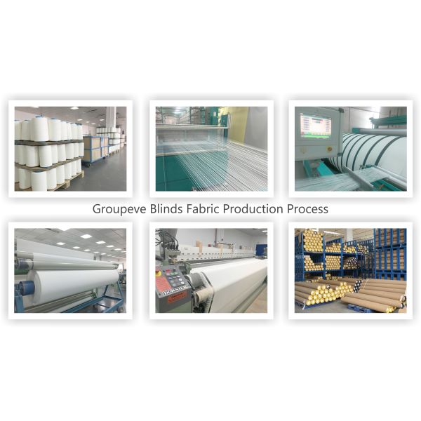 Eco-Friendly 385GSM Polyester PVC Sunscreen Roller Blind Fabric with 2/2.5/3m Width