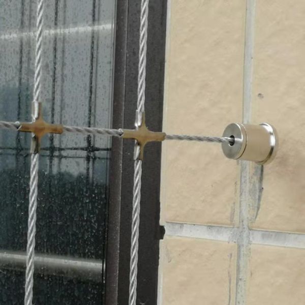 Unobstructed View Balcony Grilles with 100kg Capacity Balcony Invisible Grille