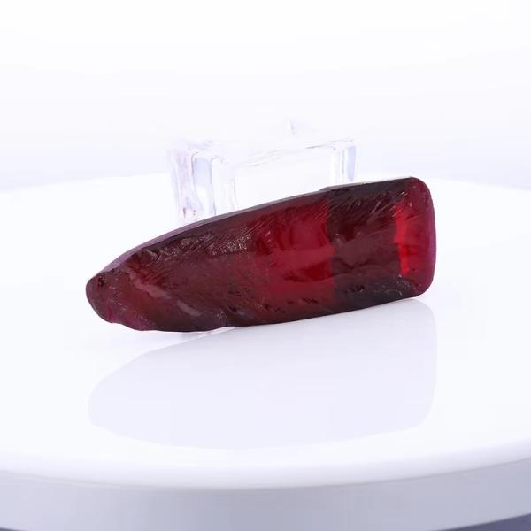 Cheap 8# Red Ruby Synthetic Corundum Rough for Custom Antique Moissanite Ring and Pendant for sale