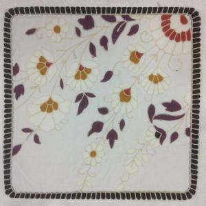 Best Embroidery cushion cover with flower design. wholesale