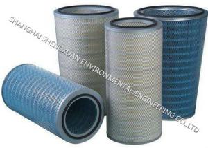 Best High Efficiency Pleated Filter Cartridge , Gas Filter Cartridge In Conical And Cylindrical Pairs wholesale