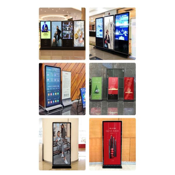 86inch 3840*2160 Interactive Lcd Free Standing Monitor 4000 1 Contrast Ratio 8GB-32GB Storage 2GB-16GB RAM