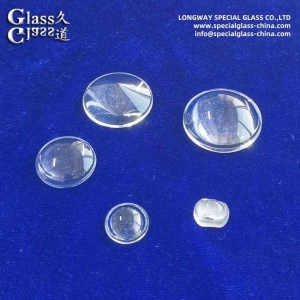 Cheap Custom Borosilicate Glass Aspheric LED Lens for Enhancing LED Efficiency for sale
