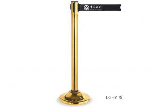Best Stainless Steel Railing Stand Silver/Golden Crowd Control Stanchion with Tabby Retractable Belt Rust-Resistant wholesale