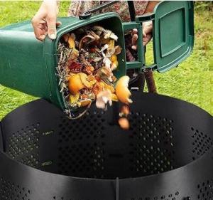 Best Large Household Expandable HDPE Presto Compost Bin Black wholesale