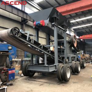 Best 20 50 100 Ton Per Hour Mining Crusher Machine Mobile Diesel Engine Jaw Crusher Plant wholesale