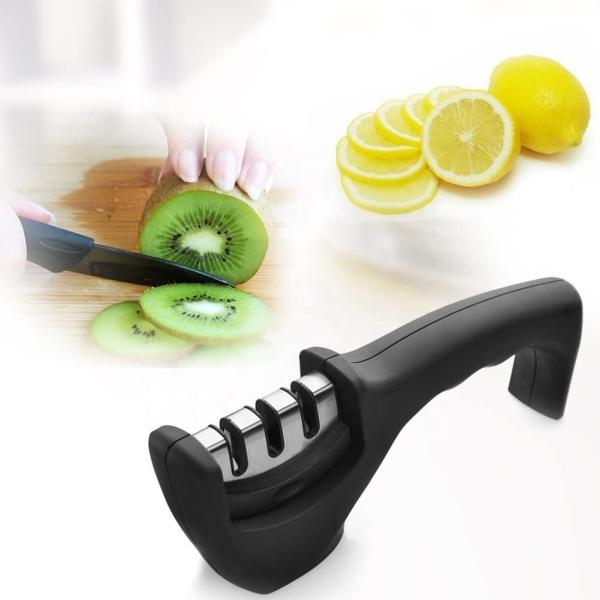 Cheap Professional Kitchen Knife Sharpener , ABS Diamond Wheel Knife Sharpener for sale