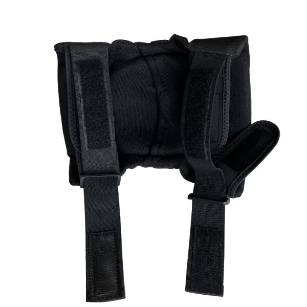 Motor-Rider Knee and Elbow Protectors with Hook and Loop Straps and Customizable Logo