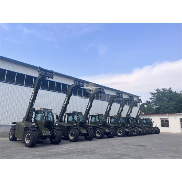 3 Ton 7m Telehandler with Cum-mins Engine 1220mm Fork for Mexico