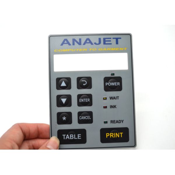 Dustproof LED Display Metal Dome Membrane Switch With 3M55230 Back Adhesive