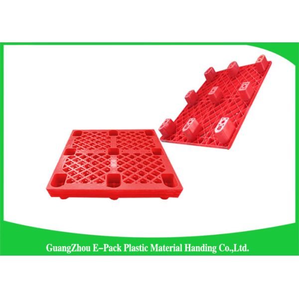Small Single Bottom Light Duty Nestable Plastic Pallets 1100*800*135mm