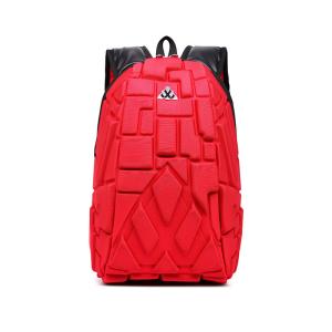 Male Red Custom Travel Backpack  Multipurpose Tortoiseshell Laptop 13.3 15.6